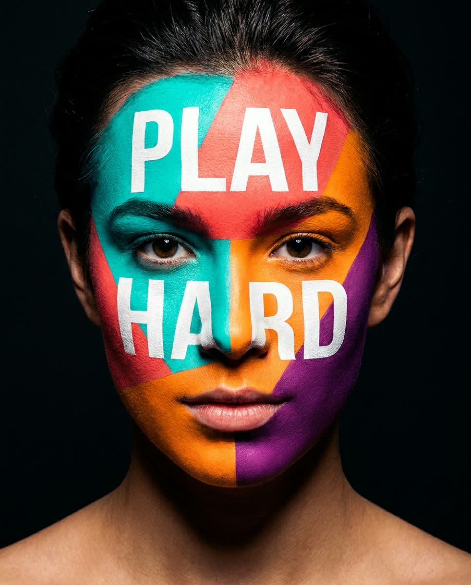 Kampagnenmotiv: Play hard