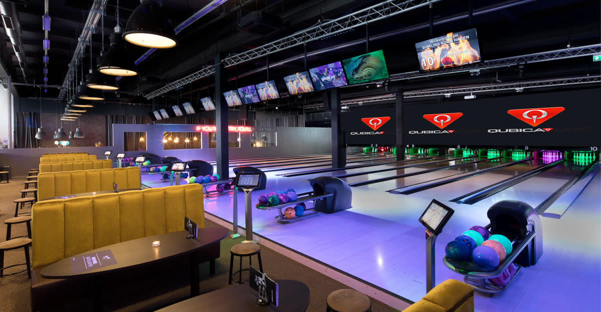 Die Bahnen im Bowling Room Hagen